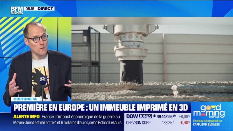 Première en Europe : un immeuble imprimé en 3D