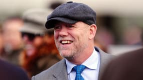 Mike Tindall lors de la course de Cheltenham, le 14 mars 2025