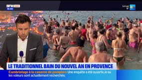 Les Toulonnais se jettent à l'eau pour le Nouvel An