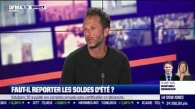 Laurent Milchior (Etam) sur une modification de la date des soldes: "il faut les repousser un petit peu"