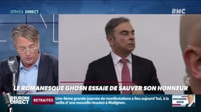 Nicolas Poincaré : Le romanesque Ghosn essaie de sauver son honneur - 09/01