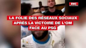 La folie des réseaux sociaux après la victoire de l'OM face au PSG