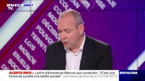 Retraites, "Je pense qu'il serait extrêmement dangereux d'utiliser le 49.3", Laurent Berger  - 12/03