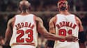 Michael Jordan et Dennis Rodman en 1998