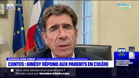 Charles-Ange Ginésy répond aux parents en colère d'une école de Contes