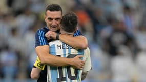 France-Argentine : Scaloni et Messi 