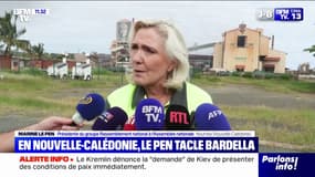"Je suis candidate à la présidentielle": Marine Le Pen recadre Jordan Bardella lors de son déplacement en Nouvelle-Calédonie
