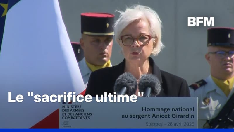 Hommage au sergent Anicet Girardin: Catherine Vautrin salue le "sacrifice ultime" du "145e mort pour la France au Liban depuis 1978"