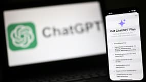 Photo d'illustration de l'application et du site ChatGPT, le 20 février 2025