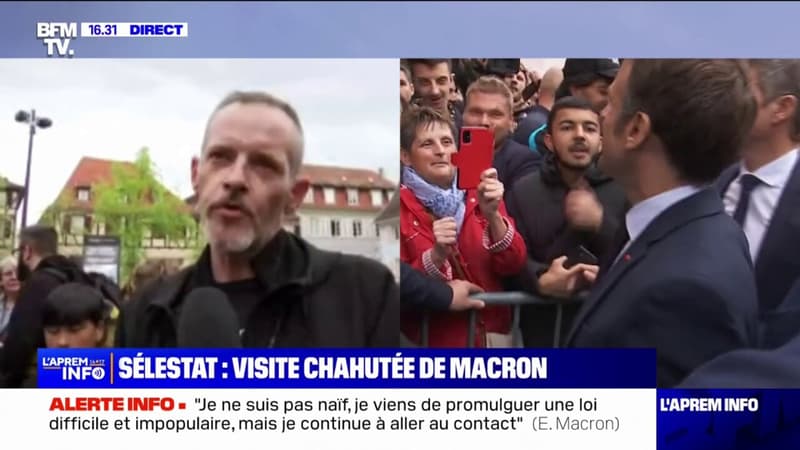 Visite d'Emmanuel Macron à Sélestat: 