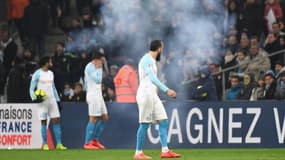 Pétard lancé pendant OM-LOSC