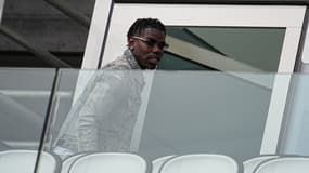 Paul Pogba au Juventus Stadium après l'annonce de la réduction de sa suspension, 6 octobre 2024