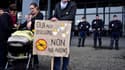 Près de 200 manifestants se sont une nouvelle fois mobilisés à Nantes contre le projet de construction de l'aéroport - Mercredi 10 février 2016