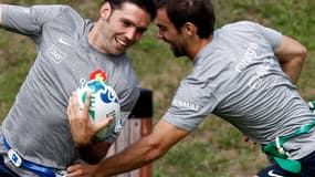 Dimitri Yachvili et Morgan Parra