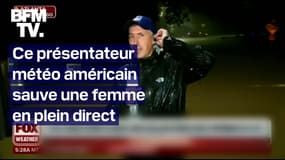 Ouragan Hélène: un présentateur météo américain sauve une femme en plein direct