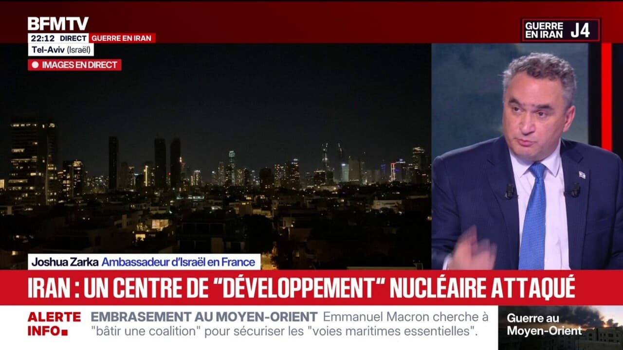 Guerre en Iran: "Ce sera au peuple iranien de choisir qui seront leurs dirigeants, pas nous", déclare Joshua Zarka, ambassadeur d'Israël en France Kép