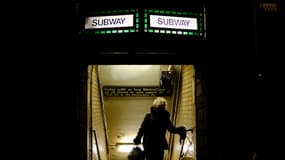 Une station de métro dans le quartier de Harlem, dans l’arrondissement de Manhattan à New York. Décembre 2024.