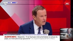 Nicolas Dupont-Aignan considère que le président tunisien est "un grand président"