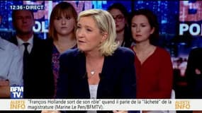 Politiques au Quotidien: "Je suis opposée à l'adoption par les couples homosexuelles", Marine Le Pen