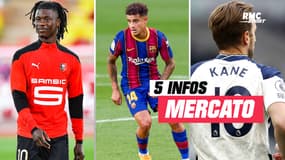 Camavinga, Coutinho, Kane... Les 5 infos mercato du 5 juillet à la mi-journée   