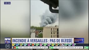 Yvelines: un important incendie en cours à Versailles, aucun blessé