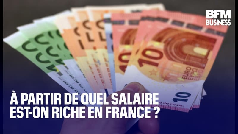 A partir de quel salaire est-on riche en France ?