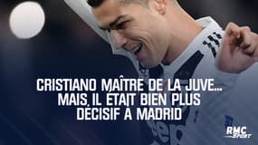 Cristiano Ronaldo maître de la Juve... mais il était bien plus décisif à Madrid