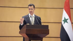 La Syrie a rejeté lundi la nouvelle "feuille de route" proposée dimanche par les ministres des Affaires étrangères de la Ligue arabe, prévoyant que le président Bachar al Assad délègue ses pouvoirs à son vice-président. /Photo d'archives/REUTERS/SANA/Hand