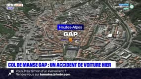 Gap: un blessé grave après un accident au col de Manse