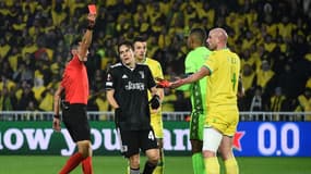 Nantes-Juve : l'expulsion de Nicolas Pallois
