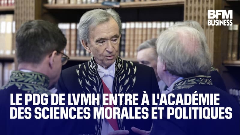 Bernard Arnault nouvel académicien de l'Institut de France