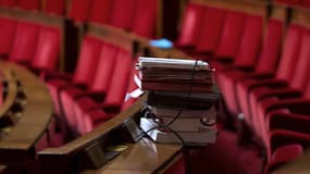 Vue de l'hémicycle de l'Assemblée nationale.
