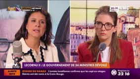 Aurore Bergé face à Apolline de Malherbe, s'exprime sur les nouveaux ministres du gouvernement