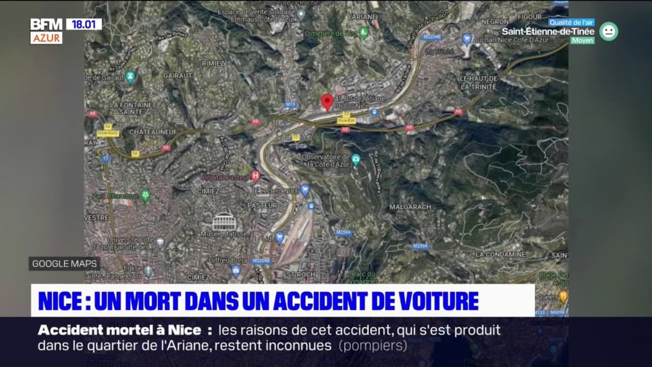 Nice Un Mort Dans Un Accident De Voiture Lors De La C l bration D un 