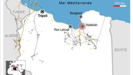 LES REBELLES LIBYENS REPRENNENT AJDABIAH