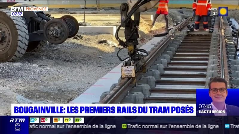 Marseille: les travaux du tramway nord sur de bonnes voies