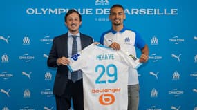 Pablo Longoria et Iliman Ndiaye à l'OM