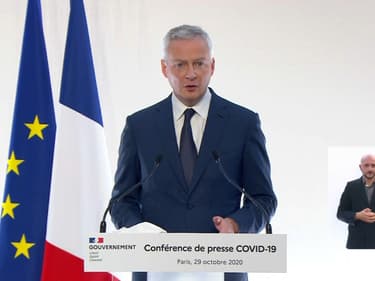 Image d'illustration - Bruno Le Maire lors de la conférence du presse du 29 octobre 2020