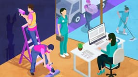 Certains métiers sont presque exclusivement occupés par des femmes. 