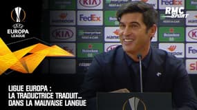 Ligue Europa : La traductrice traduit... dans la mauvaise langue
