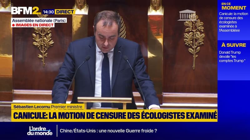 Incendies dans le sud de la France: "L'État est mobilisé", assure Sébastien Lecornu