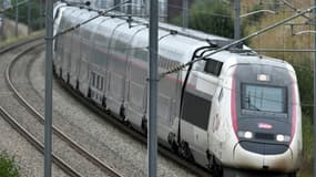 Un TGV Paris-Rennes, à Coutalain en Eure-et-loire, le 10 septembre 2024