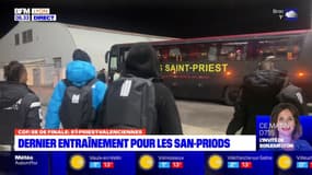 Coupe de France: dernier entraînement pour les San-Priods avant le match