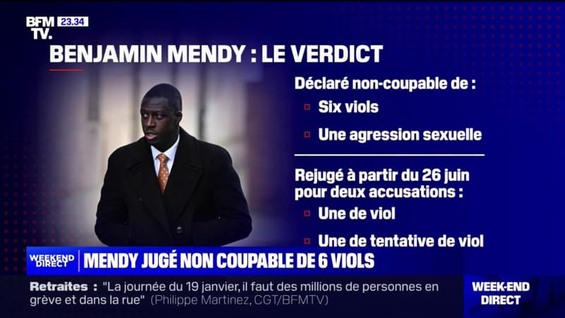Benjamin Mendy déclaré non-coupable de six viols et une agression sexuelle