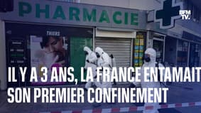 Three years ago, France began its first confinement