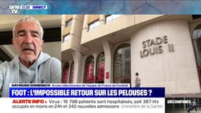 Raymond Domenech défend Jean-Michel Aulas sur la reprise du football français