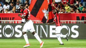 Jeremie Boga buteur avec l'OGC Nice, 10 mai 2024