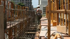 Le chantier des Halles, en juin 2011