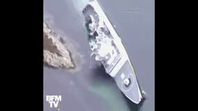 Une frégate de la marine norvégienne chavire au large de Bergen