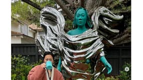 La statue de Priscilla Chan